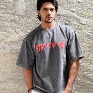 Statue of god acid wash