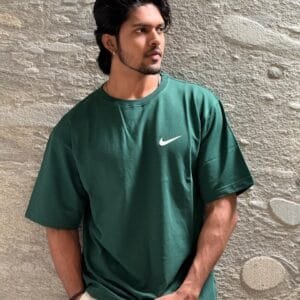 Verdant Statement Tee    green t shirt